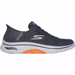 ) Sip-ins Arch Fit 2.0 - Simplicity 2 | Charcoal/Orange | Men's Lace-Up Trainers - 12 (Adults'