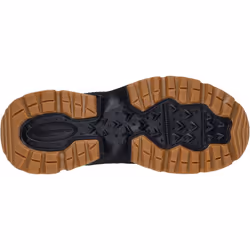 ) Skechers Vigor AT Leather Men's Black Hiking Boots - Black, 8 (Adults'