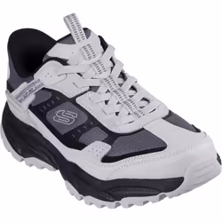 ) Skechers Vigor AT Leather Men's Grey/Black Hiking Boots - Grey, 7 (Adults'