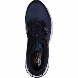 ) Skechers Vigor AT Richwood Leather Men's Navy/Grey Hiking Boots - Blue, 8 (Adults'