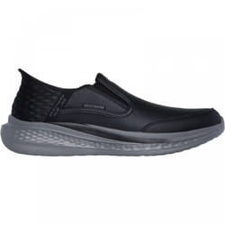 ) Slip-ins Relaxed Fit: Slade Cooper | Black | Men's Smart Casual Slip-on Shoes - 12 (Adults'
