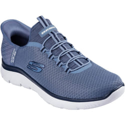 ) Skechers Slip-ins: Summits - High Range Polyester Men's Slate Trainers - Blue, 11 (Adults'