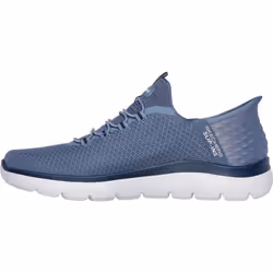 ) Skechers Slip-ins: Summits - High Range Polyester Men's Slate Trainers - Blue, 11 (Adults'