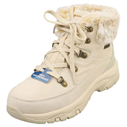 Skechers Trego Snow Worries Waterproof Womens Fashion Boots in Natural - 8