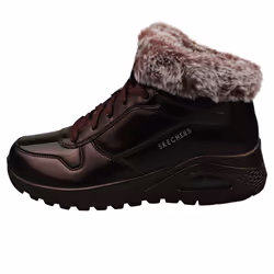 Skechers Uno Rugged Fiesty Winter Womens Fashion Boots in Burgundy - 5