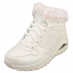 Skechers Uno Rugged Fiesty Winter Womens Fashion Boots in White - 8