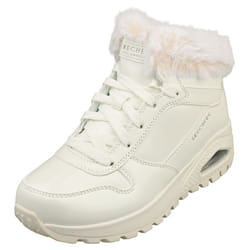 Skechers Uno Rugged Fiesty Winter Womens Fashion Boots in White - 8