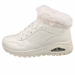 Skechers Uno Rugged Fiesty Winter Womens Fashion Boots in White - 8