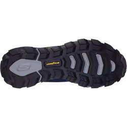 ) Skechers Max Protect Assembly Textile Men's Navy Hiking Boots - Blue, 7 (Adults'