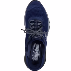 ) Skechers Max Protect Assembly Textile Men's Navy Hiking Boots - Blue, 7 (Adults'