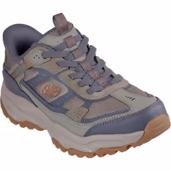 ) Skechers Vigor AT Leather Men's Olive/Grey Hiking Boots - Green, 8 (Adults'