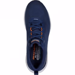 ) Edgeride Exxo | Navy/Orange | Men's Relaxed Fit Trainers - 6 (Adults'