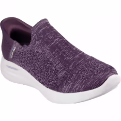 ) Slip-ins: Relaxed Fit - Sport | Dark Purple | Women's Knit-Look  Casual Trainers - 4 (Adults'