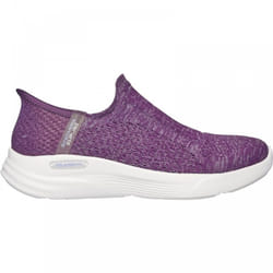 ) Slip-ins: Relaxed Fit - Sport | Dark Purple | Women's Knit-Look  Casual Trainers - 6 (Adults'