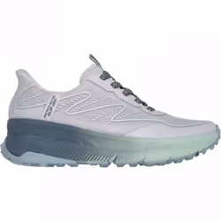 ) Slip-ins: Switch - Back Mist | Grey/Green | Women's Elastic-Lace Outdoor-Ready Trainers - 3 (Adults'