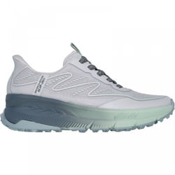 ) Slip-ins: Switch - Back Mist | Grey/Green | Women's Elastic-Lace Outdoor-Ready Trainers - 3 (Adults'