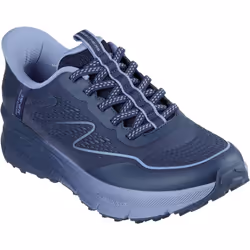 ) Skechers Switch Back Mist Textile Women's Navy Hiking Boots - Blue, 4 (Adults'