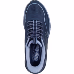) Skechers Switch Back Mist Textile Women's Navy Hiking Boots - Blue, 5 (Adults'