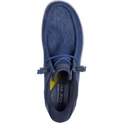 ) Skechers Melson Coronado Textile Men's Denim Moccasins Shoes - Blue, 8 (Adults'