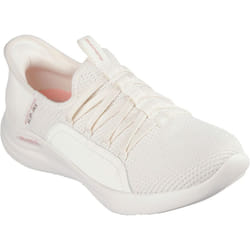 ) Skechers Relaxed Fit Sport - Ballet Chic Textile Women's Off White Trainers - White, 8 (Adults'