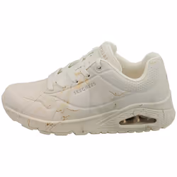 Skechers Uno Marbel Marvel Womens Fashion Trainers in Off White - 8 UK
