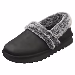 Skechers Cozy Up Womens Slip On Shoes in Black - 7