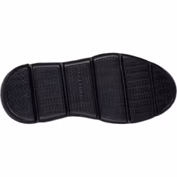 ) Skechers Garza Sully Leather Men's Black Lace-Up Shoes - Black, 9 (Adults'