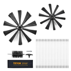 VEVOR 22 Pieces 30 FEET Dryer Vent Cleaner Kit  Include 3 Different Sizes Flexible Lint Trap Brush  Reinforced Nylon Duct Cleaning Dryer Vent Brush  D