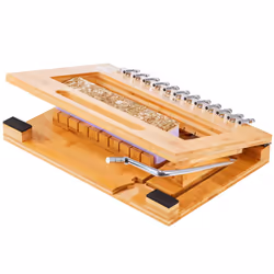 VEVOR Soap Cutter Cut 1 Inch 1-12 Pcs Bars Bamboo Soap Slicer With Steel Wire