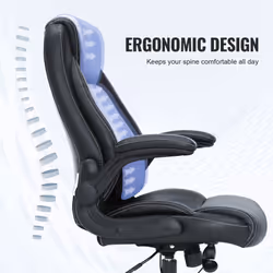 VEVOR Executive Office Chair Comfortable Office Chair Adjustable Lumbar Support