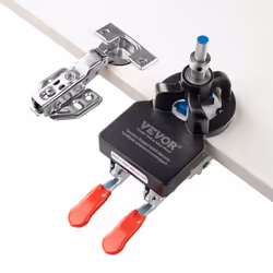 VEVOR 35 mm Concealed Door Hinge Jig Aluminum Alloy Cabinet Hinge Jig Accurate Locking Dual Clamp Fixation Hinge Drill Jig ...