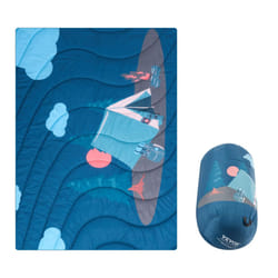 VEVOR Camping Blanket  Large Warm Wearable Stadium Blanket  Waterproof & Windproof  Polyester Fiber  Flame Retardant  Great for Outdoors  Picnics  Hik