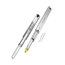 VEVOR Heavy Duty Drawer Slides 18inch  1 Pair Locking Drawer Slides 250lbs Load Capacity  Side Mount Ball Bearing  3-Fold Full Extension