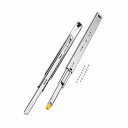 VEVOR Heavy Duty Drawer Slides 24inch 1 Pair Locking Drawer Slides 250lbs Load Capacity Side Mount Ball Bearing 3-Fold Ful ...