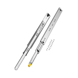 VEVOR Heavy Duty Drawer Slides 24inch  1 Pair Locking Drawer Slides 250lbs Load Capacity  Side Mount Ball Bearing  3-Fold Full Extension