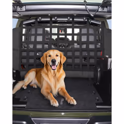 VEVOR Dog Car Barrier Mesh Cargo Pet Net for Jeep Wrangler JK 2007-2017 JL 20018-2024 Vehicle Pet Barrier Fits Behind Rear ...
