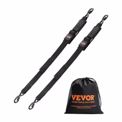 VEVOR Boat Trailer Transom Straps (2PK) 2 x 48 Adjustable Boat Straps 1 500lb Break Strength with Security Lock S Hooks and ...