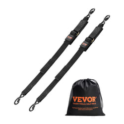 VEVOR Boat Trailer Transom Straps (2PK)  2 x 48 Adjustable Boat Straps 1 500lb Break Strength with Security Lock S Hooks and Boat Pads  Transom Tiedow