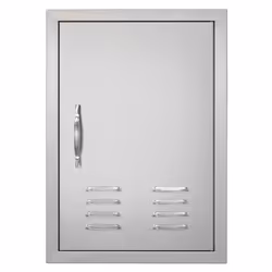VEVOR BBQ Access Door  17W x 24H Inch Single Outdoor Kitchen Door  Stainless Steel Flush Mount Door  Wall Vertical Door with  ...
