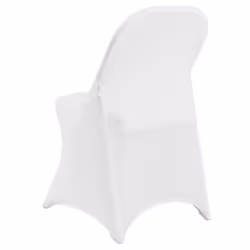 VEVOR Stretch Spandex Folding Chair Covers for Wedding Party Dining - White, 100pcs - Additional view 8