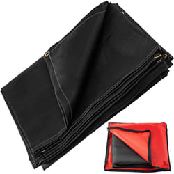 Welding Blanket 6 x 10 FT Fiberglass Blanket Heavy-Duty Fire Retardant Blanket For Easy Hanging and Protection from Sparks & Splatters