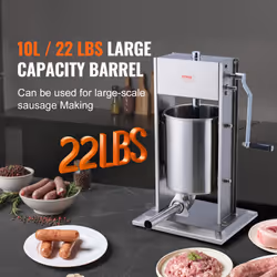 VEVOR Manual Sausage Stuffer - 10L