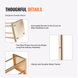 VEVOR 4PCS Column Wedding Flower Stand Cylindrical Display Rack 80cm Metal