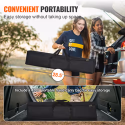 VEVOR Projector Screen with Stand 100 inch 16:9 4K 1080 HD Movie Screen Bar Feet - Additional view 4