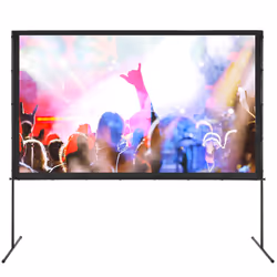 VEVOR Projector Screen with Stand 100 inch 16:9 4K 1080 HD Movie Screen Bar Feet - Additional view 8