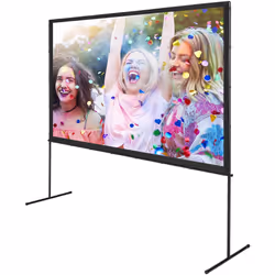VEVOR Projector Screen with Stand 100 inch 16:9 4K 1080 HD Movie Screen Bar Feet - Additional view 9