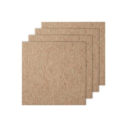 Vevor KCXFKDT2020YE3HSRV0 20 x 20 in. Reusable Carpet Tiles, Dark Brown - 16 Tiles