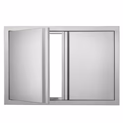 VEVOR BBQ Island Access Door Outdoor Kitchen Door Stainless Steel - 28X19 inches
