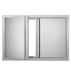 VEVOR  BBQ Island Access Door Outdoor Kitchen Door Stainless Steel - 28X19 inches