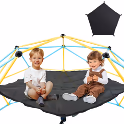 VEVOR Dome Climber Hammock  Climbing Dome Hammock Suitable for 10ft Dome Climbing  Load-Bearing 350 Pounds  Pentagon Jungle G ...